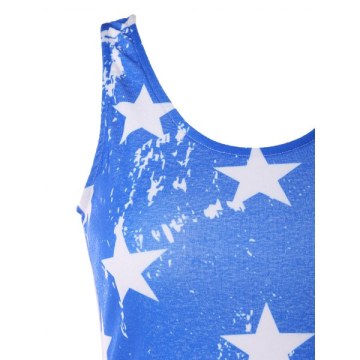 American Flag Tank Top - Blue