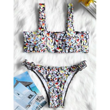 Animal Print Bralette Bikini et -