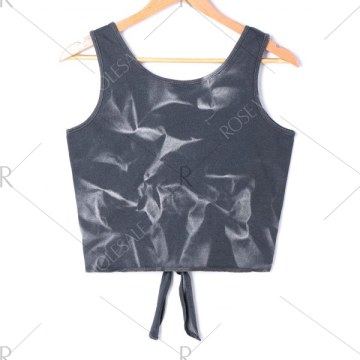 Beading Crop Tank Top -