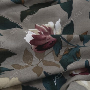 Casual Round Collar Long Sleeve Floral Print Pocket Dress for Women - Geometric Print