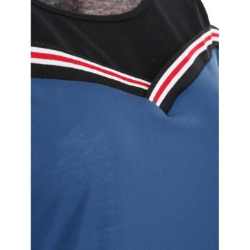 Cold Shoulder Long Sleeve Sweatshirt - Windows Blue