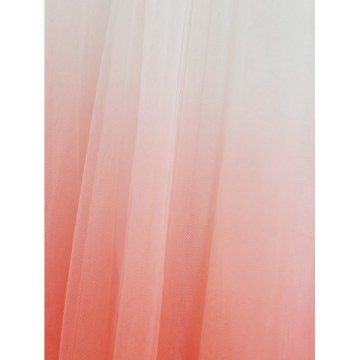 Elastic Waist Ombre Tulle kirt - White