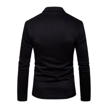 Fashion Men Two-button Casual Small Suit Jacket - Cloudy Gray