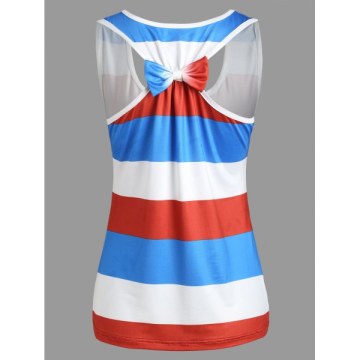 France Flag Eiffel Tower Tank Top - Red