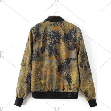 etter Patched Camouflage Jacket - Camouflage