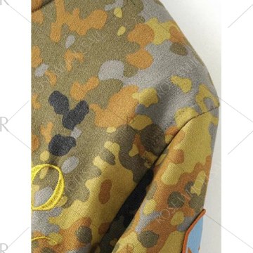 etter Patched Camouflage Jacket - Camouflage