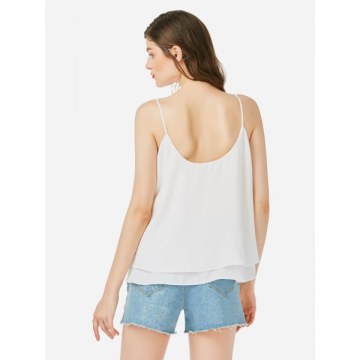oose Strap Tank Top - White