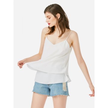 oose Strap Tank Top - White
