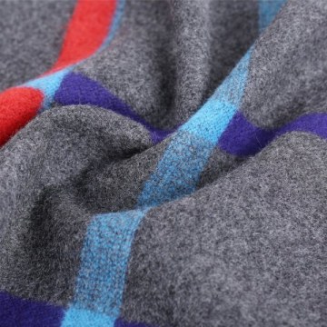 New Men's Scarf Autumn And Winter Students Warm Striped Scarf Men's Tide Collar Cashmere Scarf -