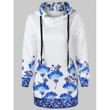 Painting Pullover Hoodie - Milk White