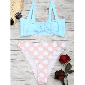Pin Up Bowknot Thong Bikini -