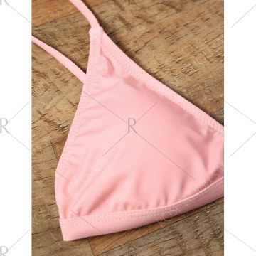 Rainbow Striped Print Skimpy Bikini -