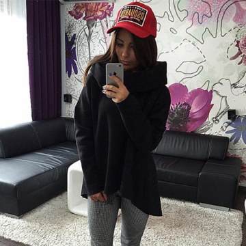 Simple Hoodies for Women - Red