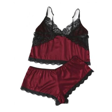imulatiOn  ilk exy ling exy Underwear - Red Wine