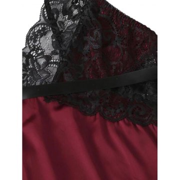 imulatiOn  ilk exy ling exy Underwear - Red Wine