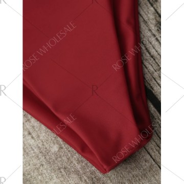 Spaghetti Strap Bikini Suit - Red