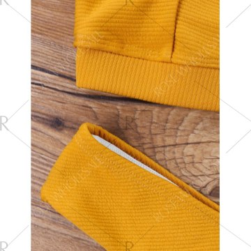 quare Collar Ribbed Bikini et - Bee Yellow