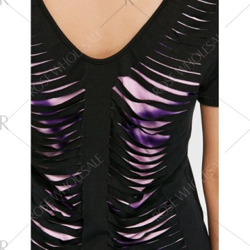 ummer Distressed T-shirt - Black