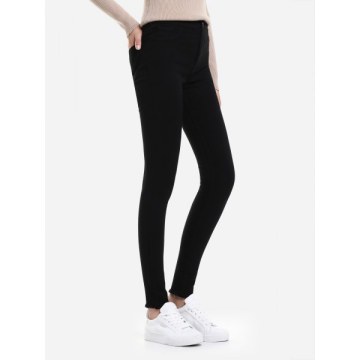 ZAN.STYLE Stretch Knit Skinny Jeans - Black