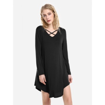 ZAN.STYLE Swing Dress - Black