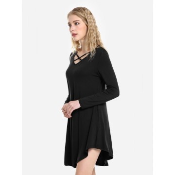 ZAN.STYLE Swing Dress - Black